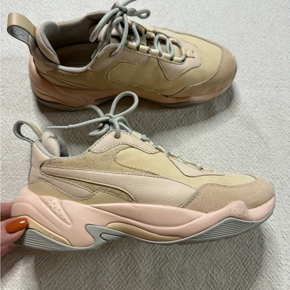 Puma Thunder Desert Blush Pastel Pink Chunky Sneakers 7